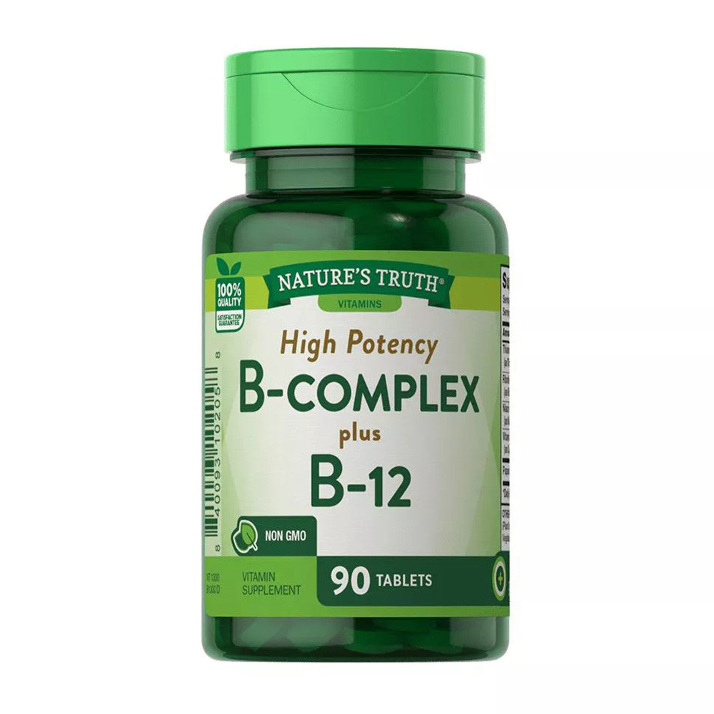 Natures Truth Vitamin B Complex with B12, 90 Ea